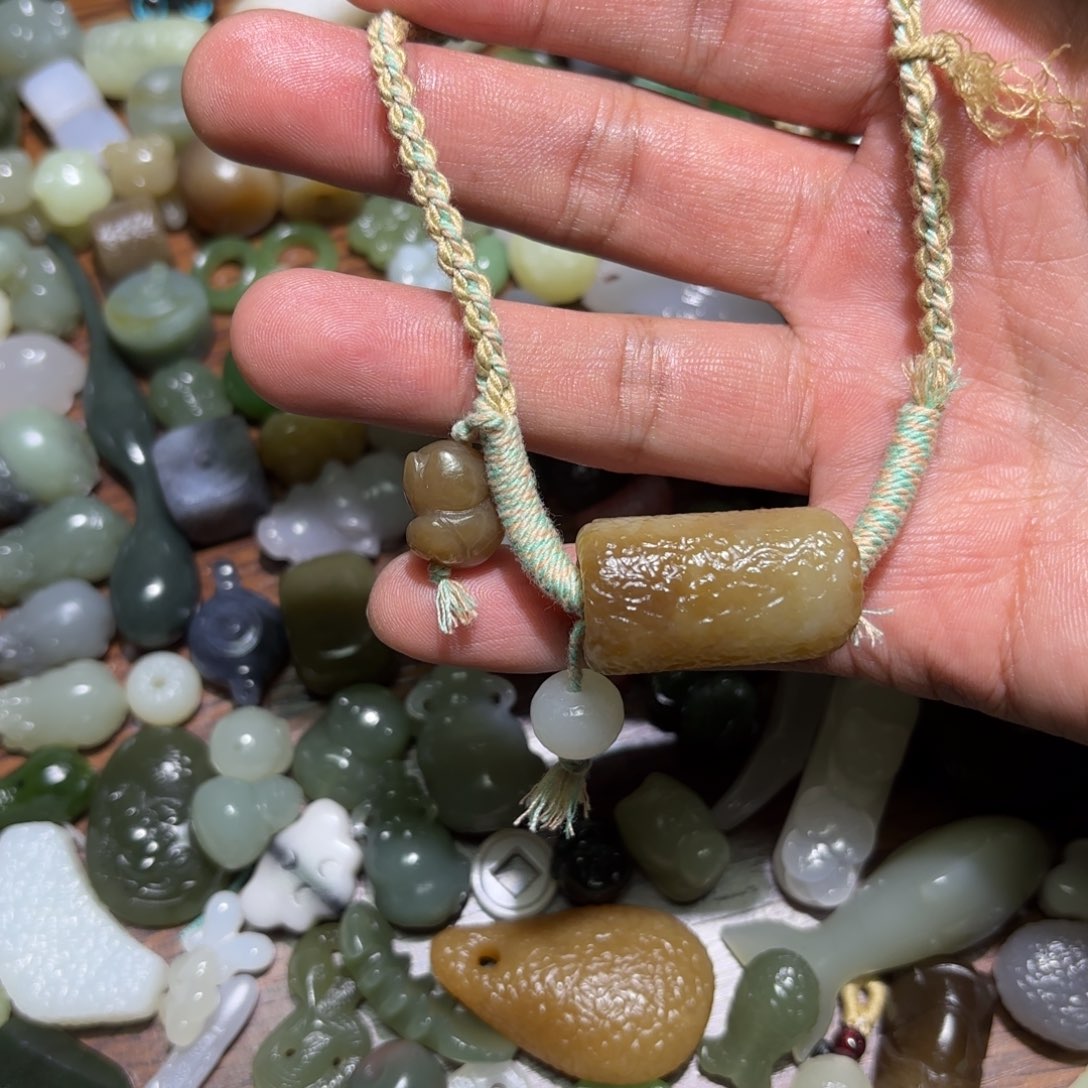 和田玉珠宝半成品未镶嵌