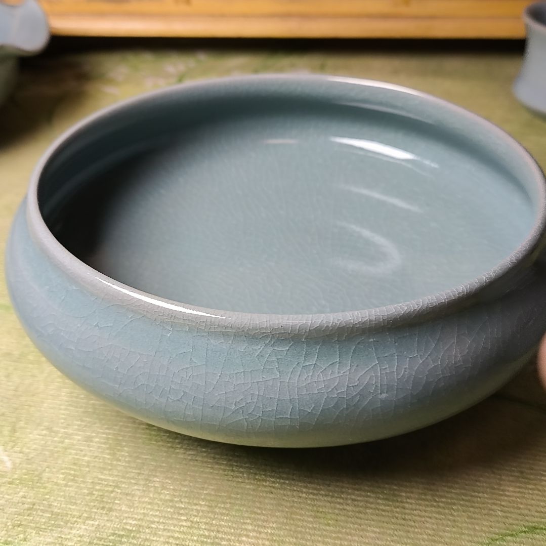 清凉寺汝瓷仿古釉纯手工小水洗