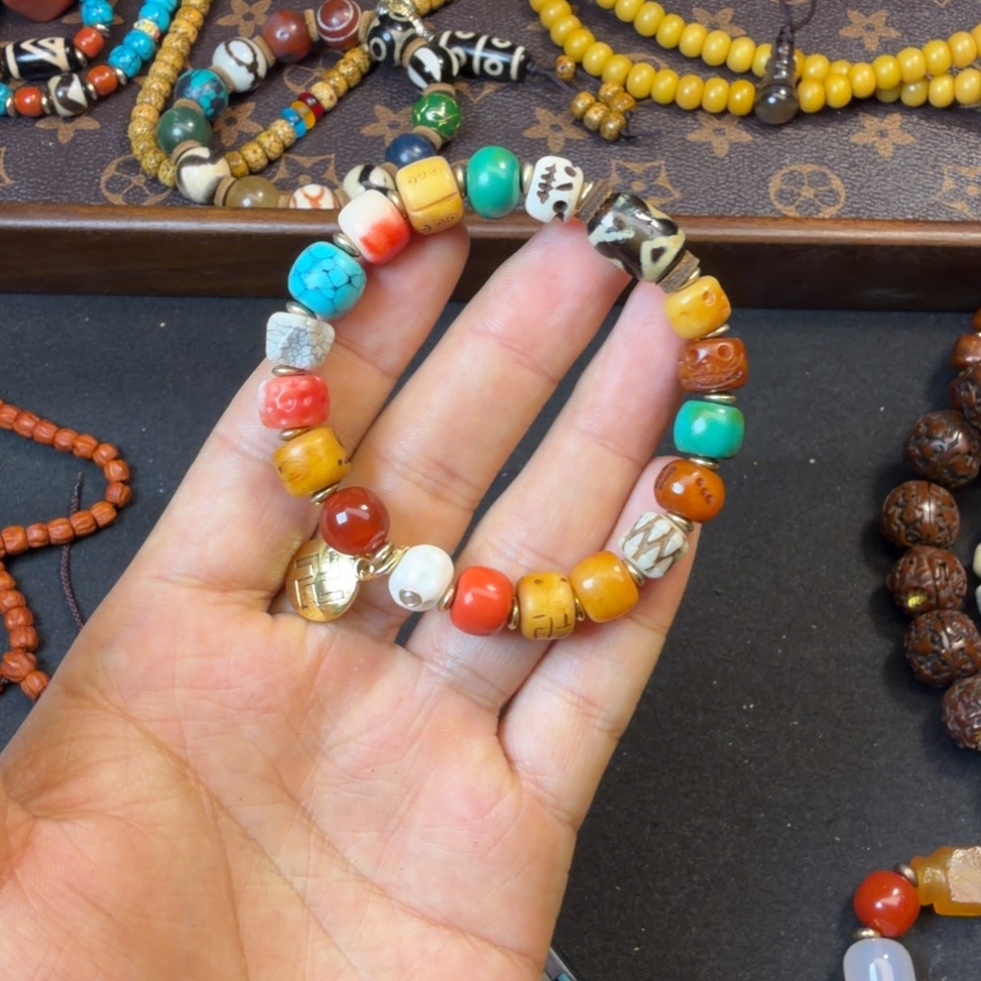 牛骨手串/手链多宝