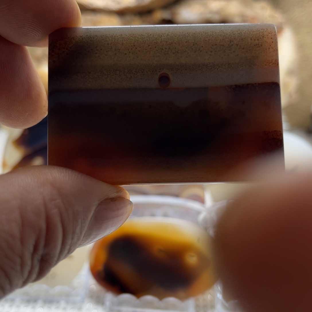 玛瑙/玉髓未镶嵌吊坠(不含链)