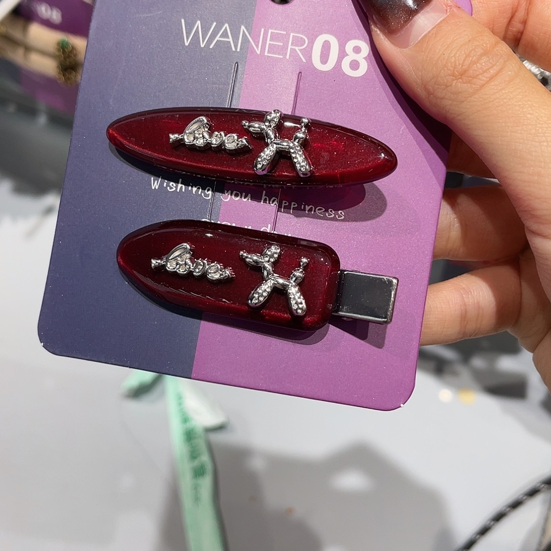 布艺非金属红色气泡狗