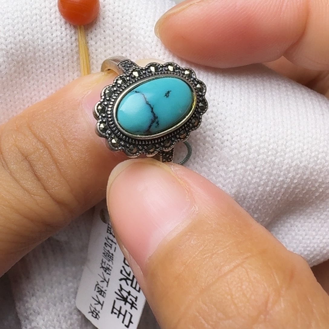 南红玛瑙银S925镶嵌珠宝奇石