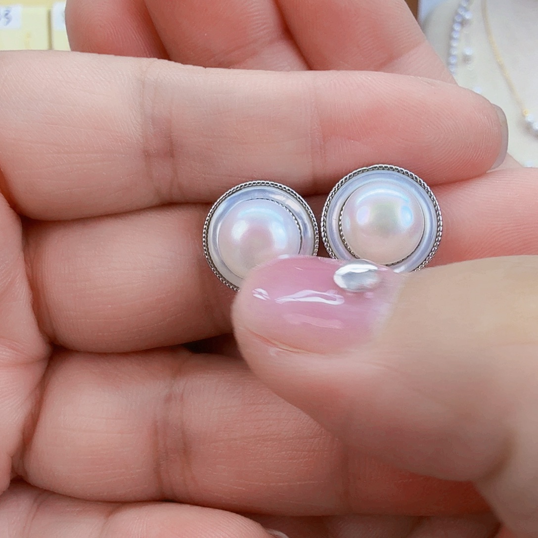 未镶嵌耳饰淡水珍珠