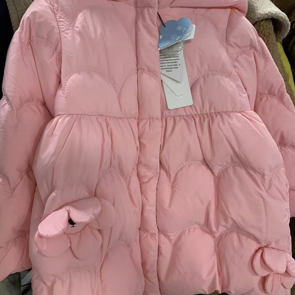 马家新款童装粉色羽绒服1307