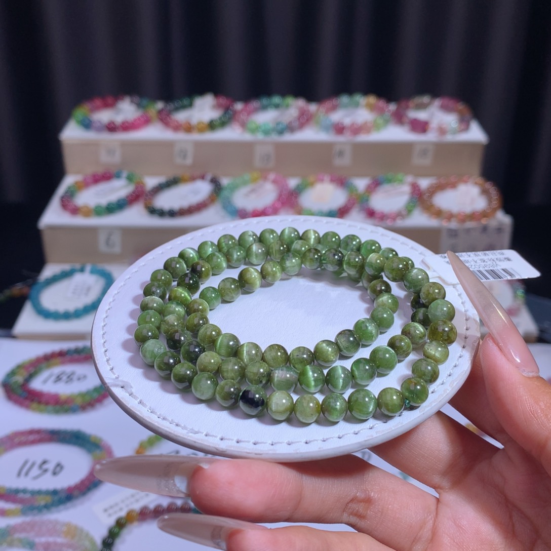 碧玺手链合金碧玺