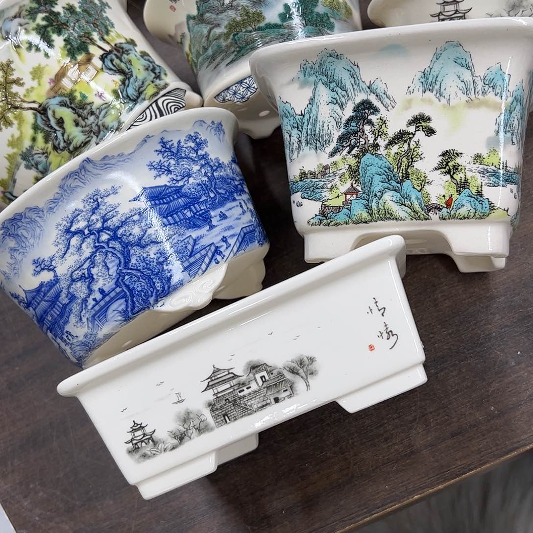 紫砂花盆用****1410号瑕疵7个介意勿拍