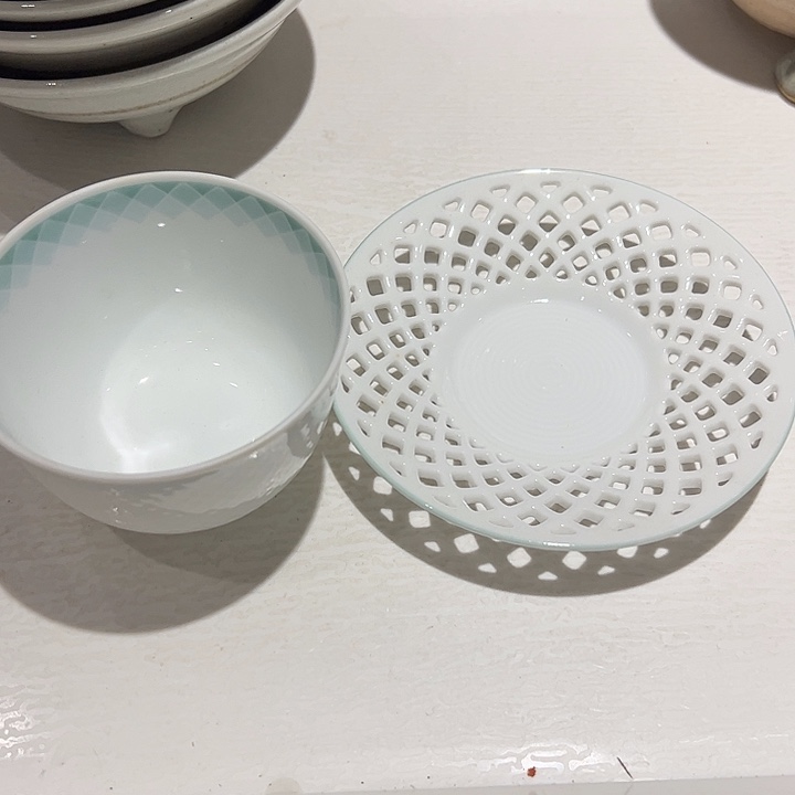 *****瓷一杯一盘超润绿色