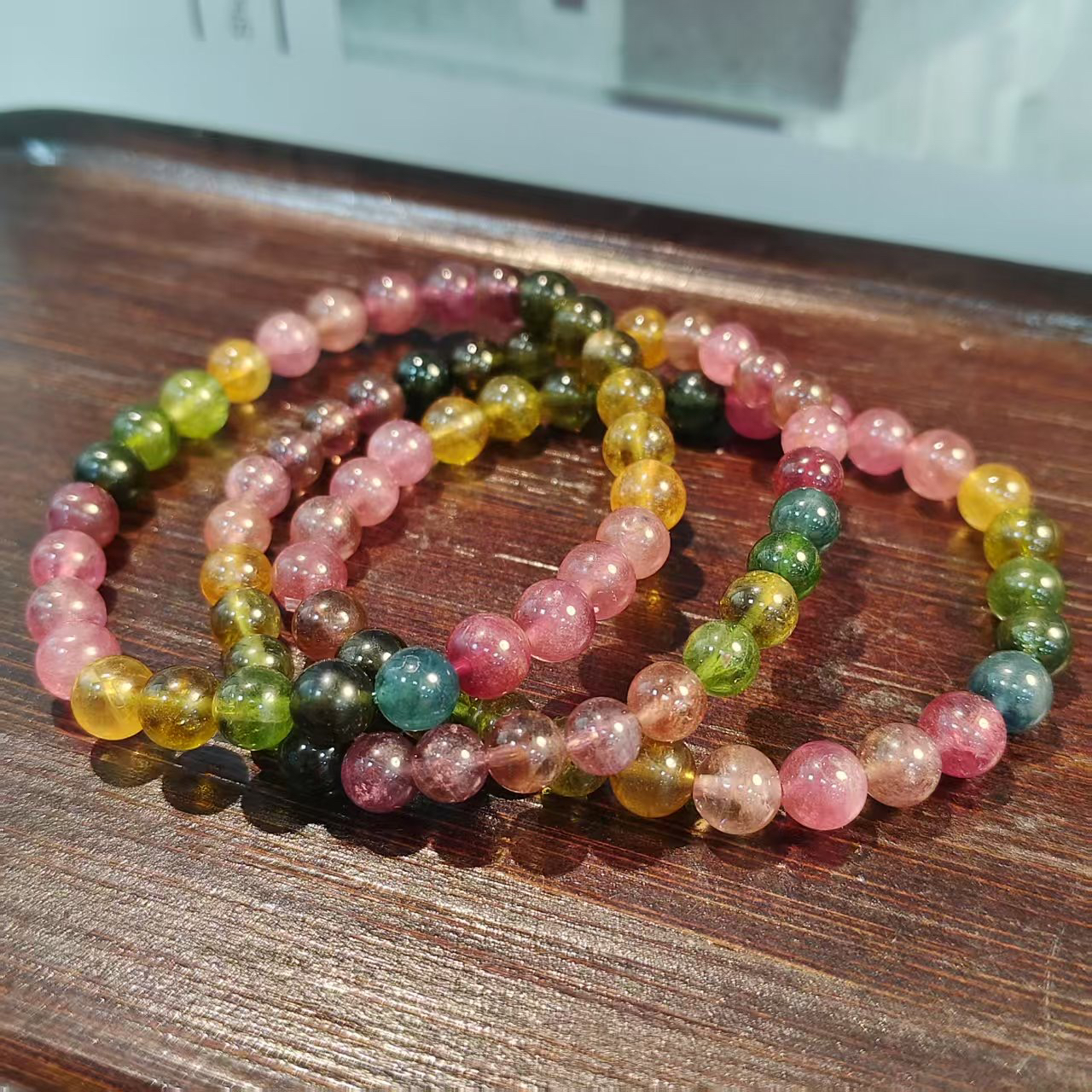 【书记甄选】天然碧玺单圈手链 多样性发一件 约6mm LB5555