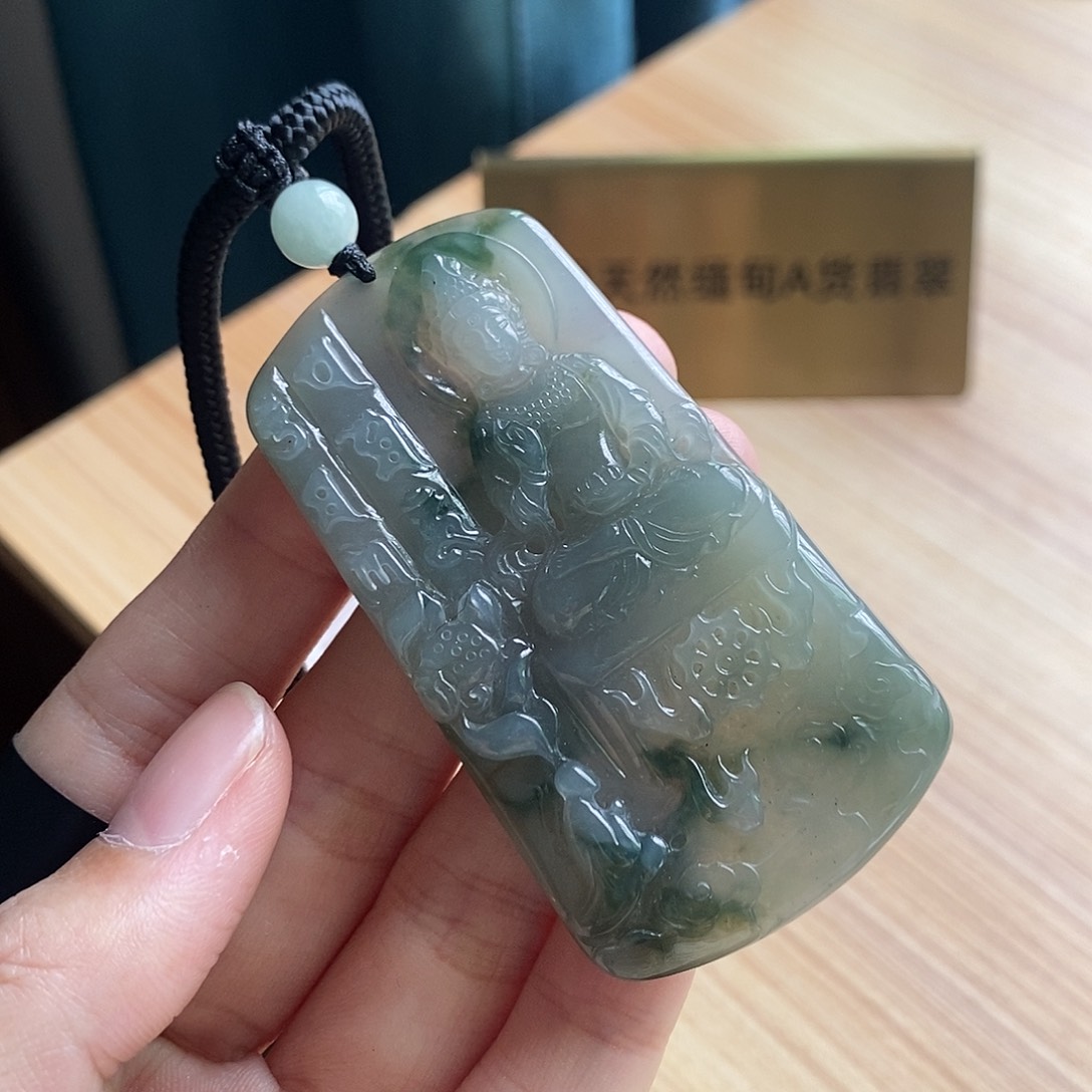 【闪购商品】颈饰未镶嵌翡翠天然缅甸A货翡翠