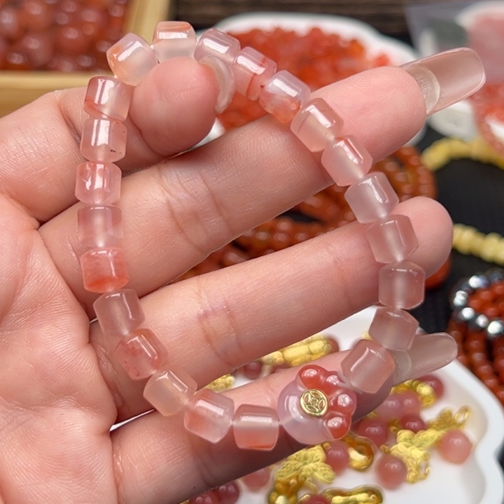 未镶嵌手链南红玛瑙