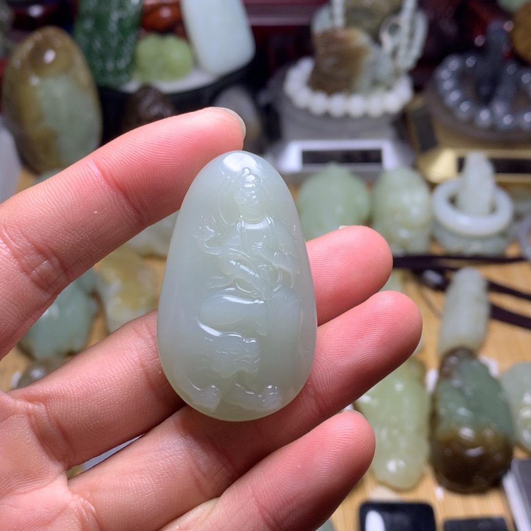 和田玉挂件未镶嵌