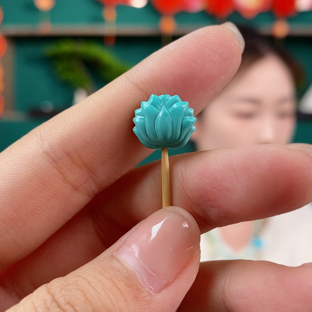 绿松石珠宝奇石未镶嵌