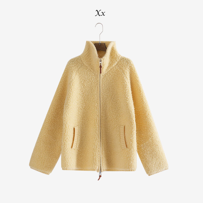 【100%绵羊毛的泰迪宝贝】高克重全羊毛泰迪熊拉链外套-K25AW91775L