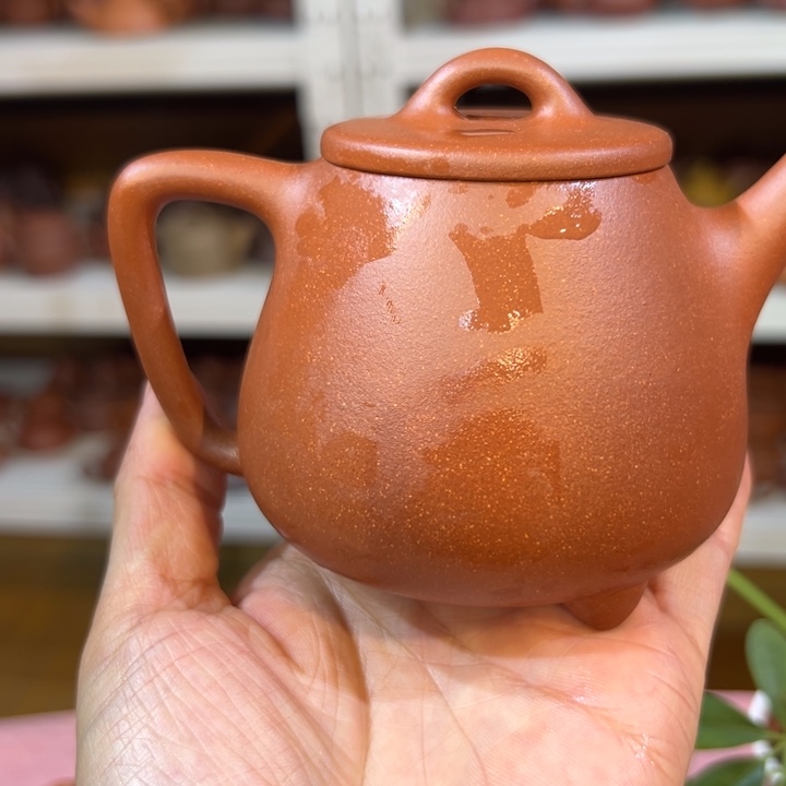 茶壶紫砂精工半手降坡高瓢260cc