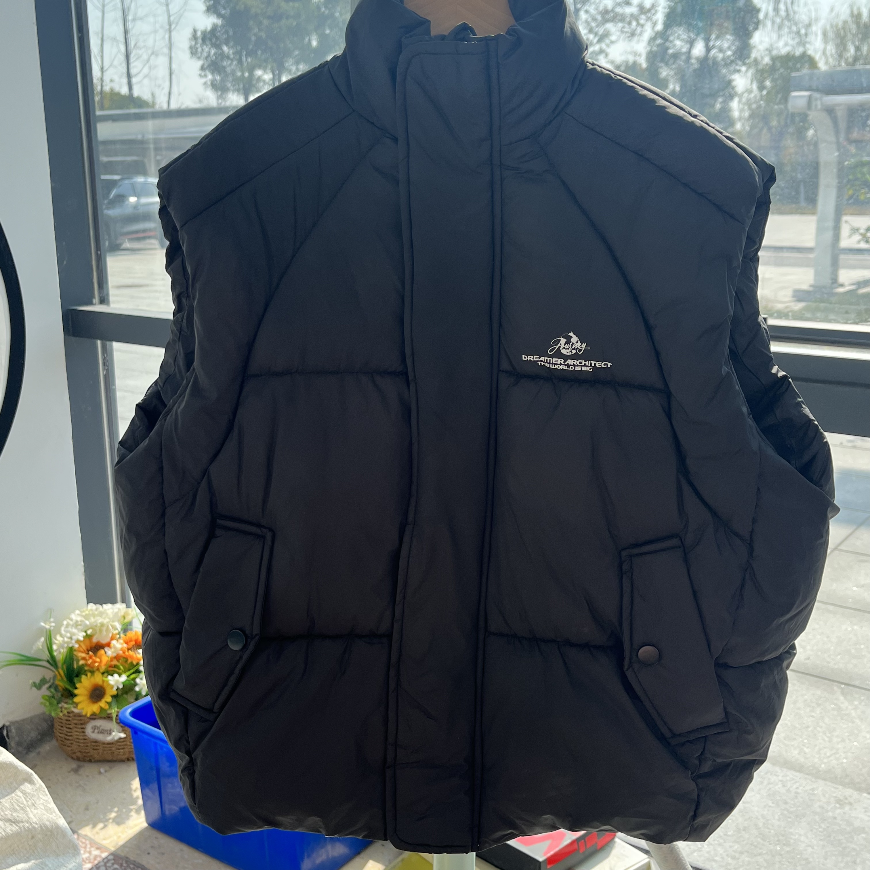 丽子家 品牌 儿童黑色马甲 外套