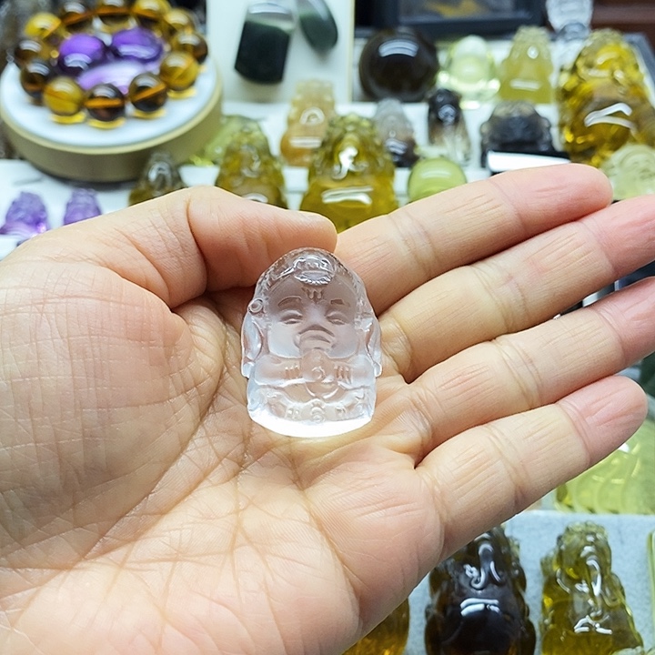 未镶嵌水晶颈饰象神