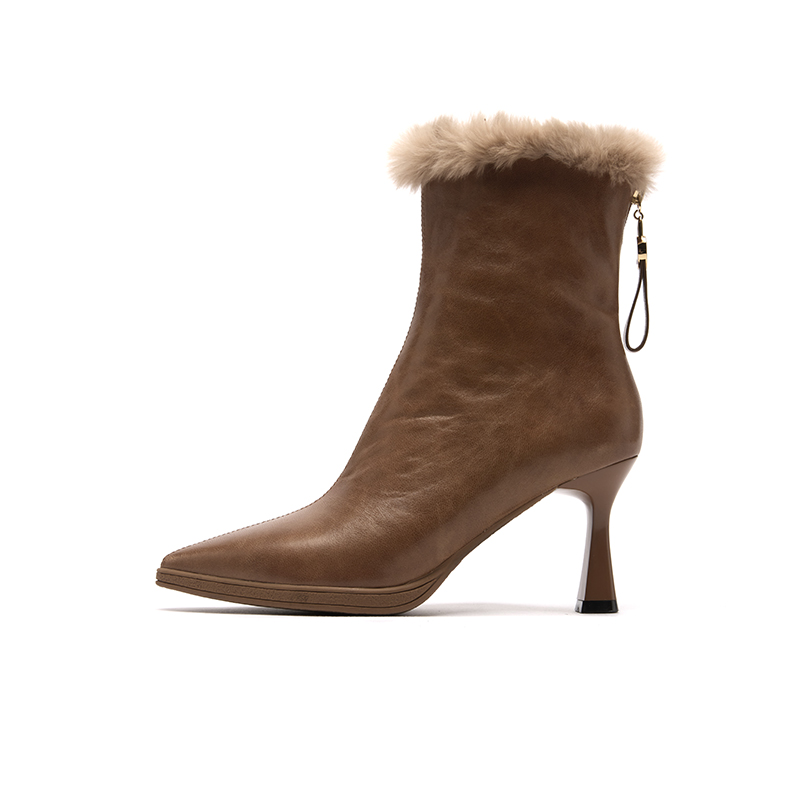 JANEHARLOW设计师秋冬简约百搭时尚女靴J64BH86654