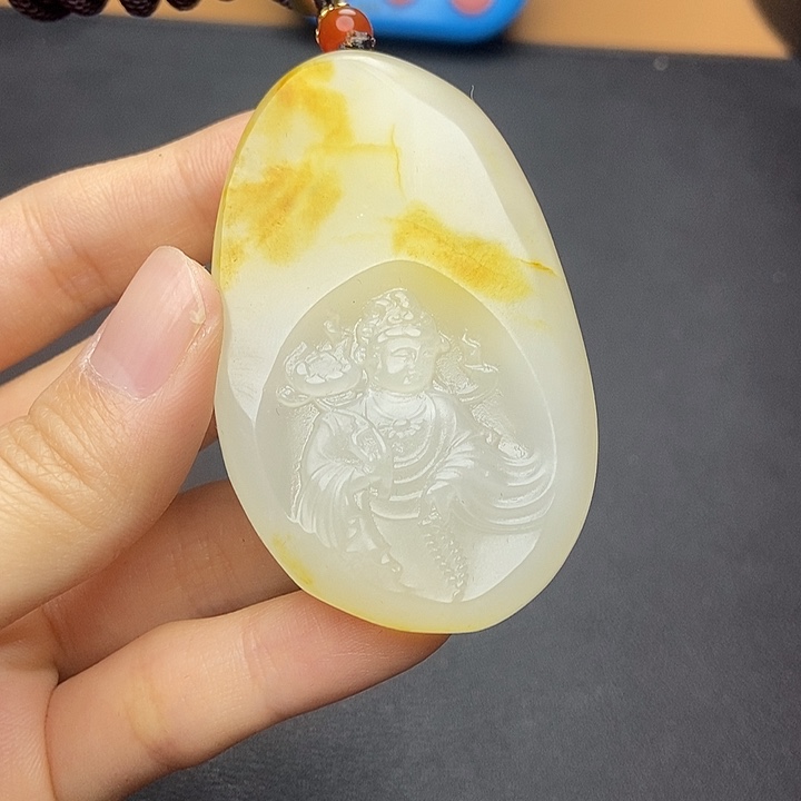 和田玉挂件未镶嵌行*N