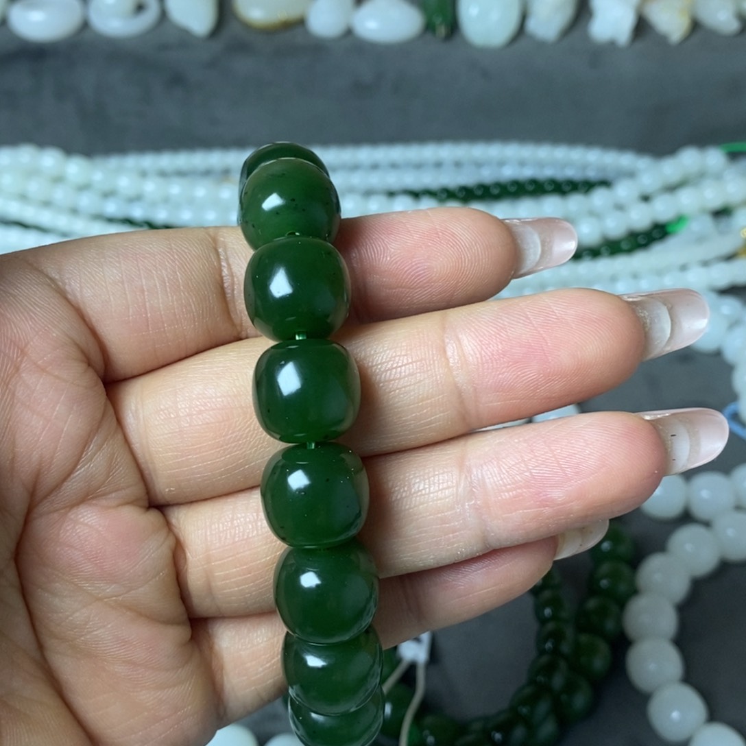 和田玉手链未镶嵌用**改