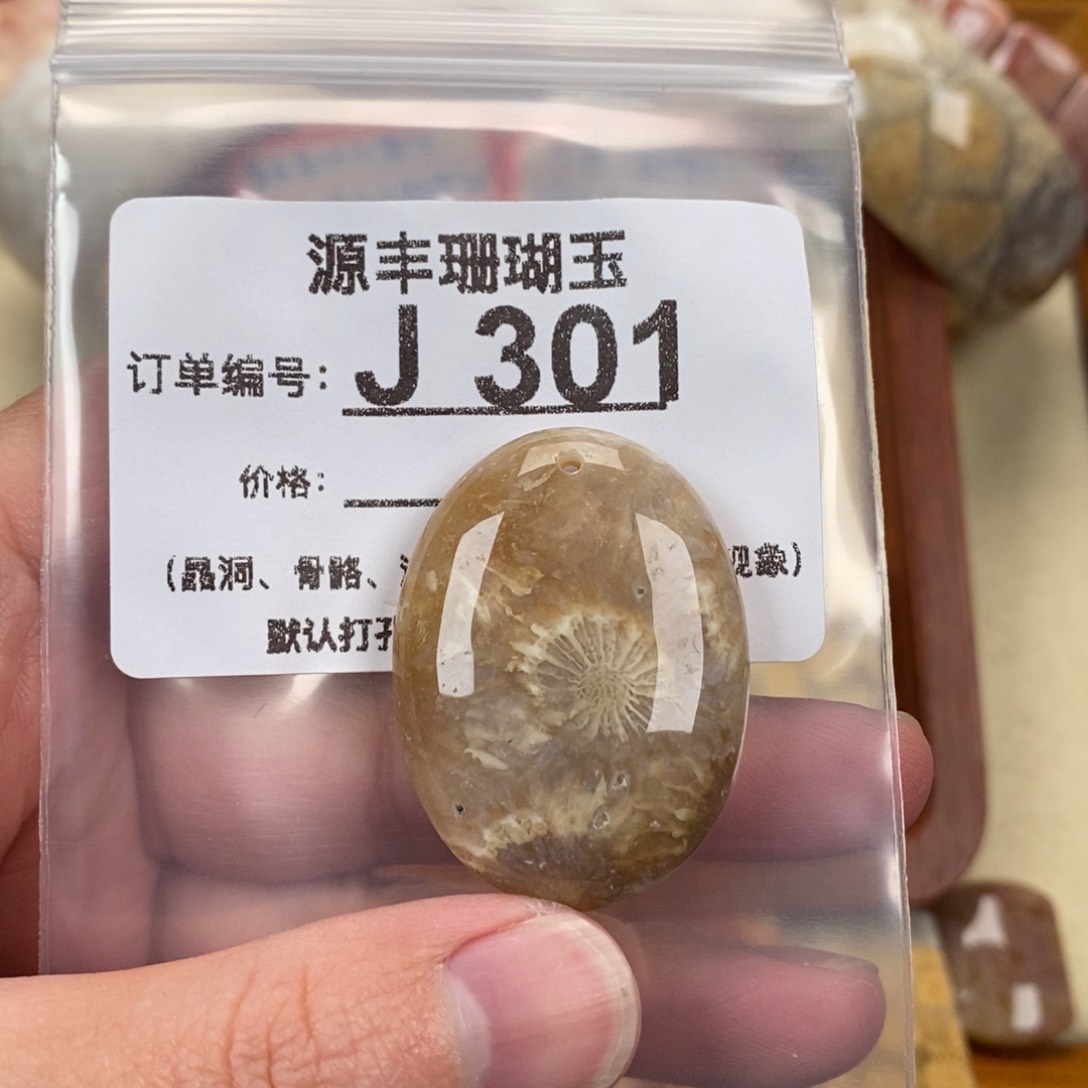 硅化玉颈饰未镶嵌脆***子