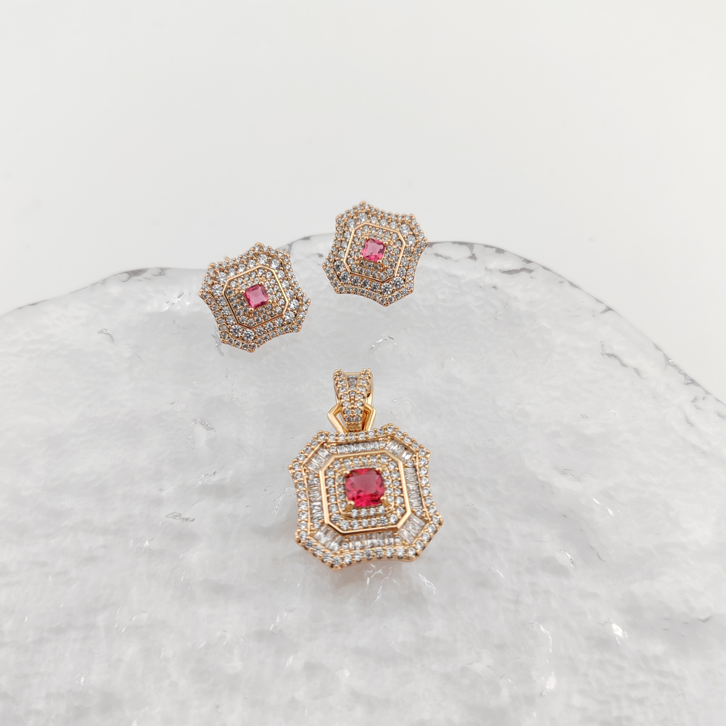 XUPING/旭平首饰 合金项链 【潘生福利】方糖套装GDD X000880925