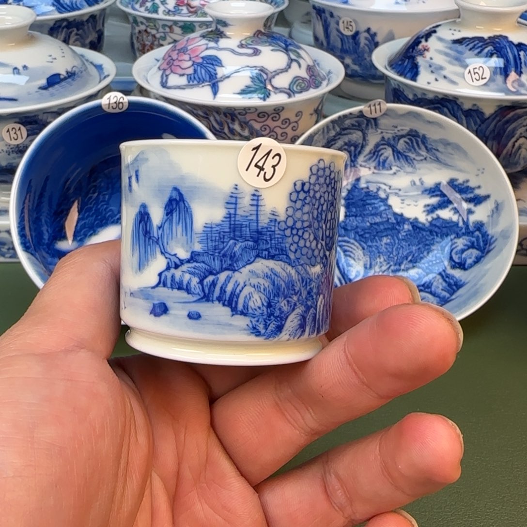 彦祖纯手工手绘茶具143