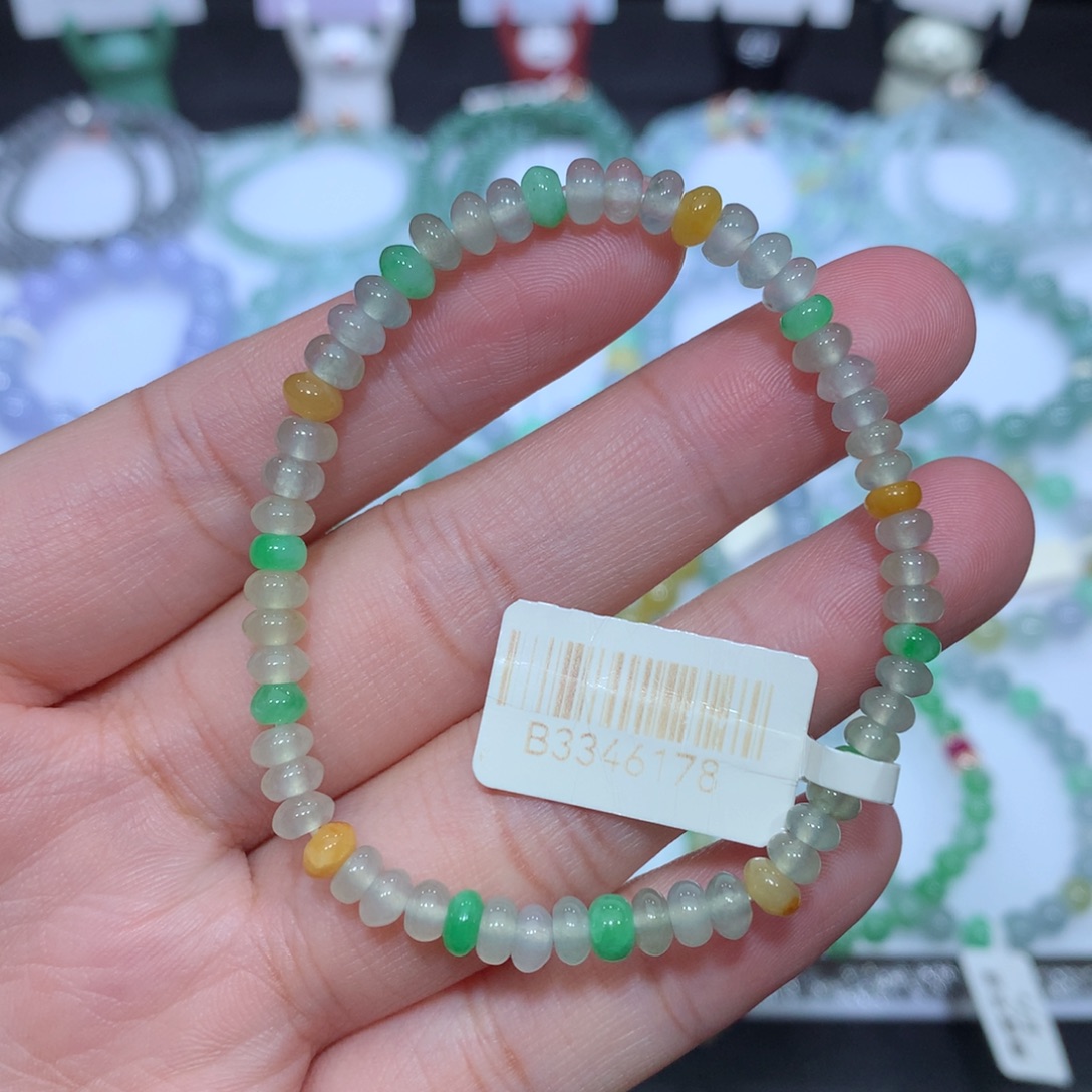 翡翠未镶嵌手串天然