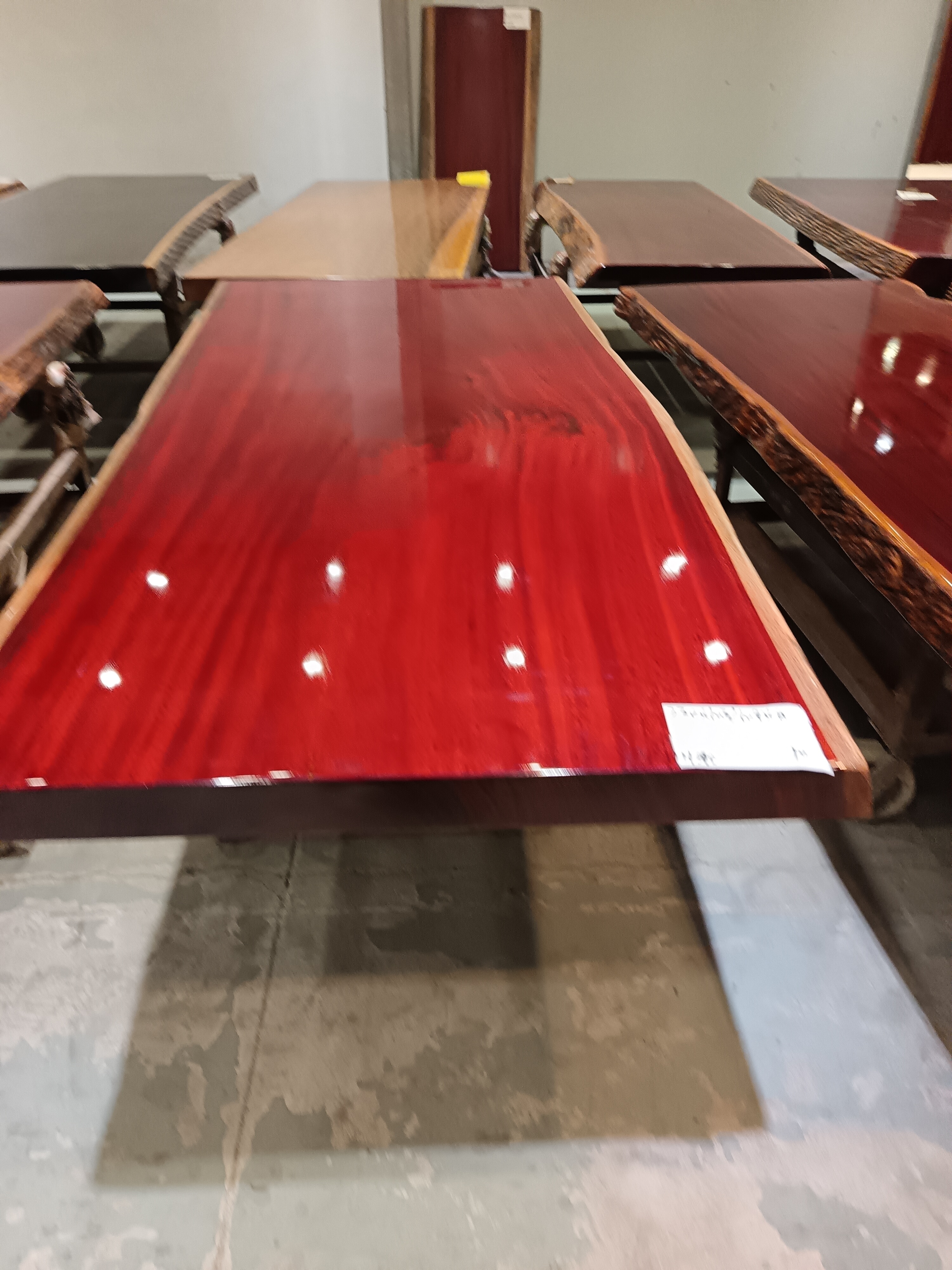 非洲进口整板纯原木大板桌，书桌、餐桌、茶桌