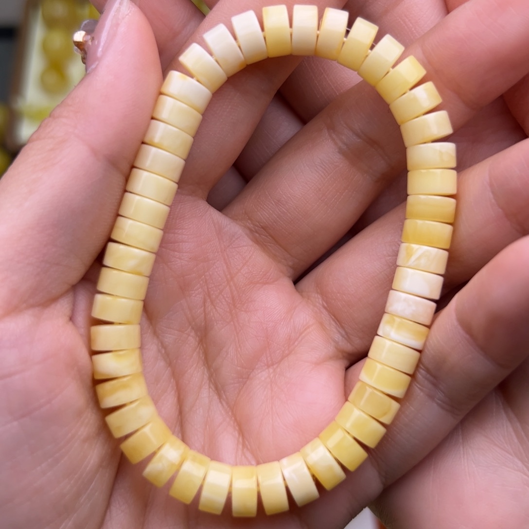 压***力琥珀未镶嵌裸石精工