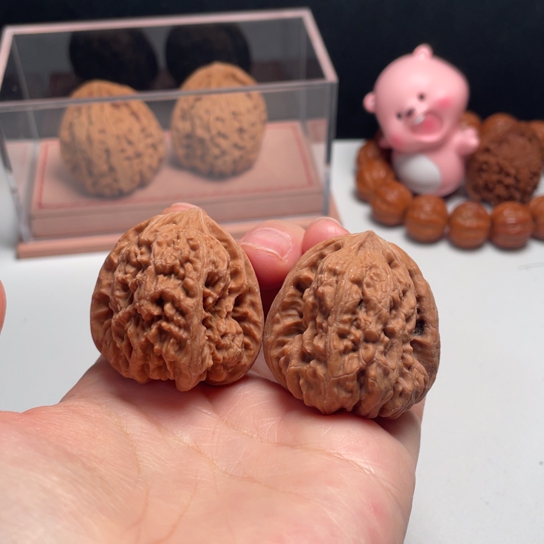 文玩核桃吊坠凹底37