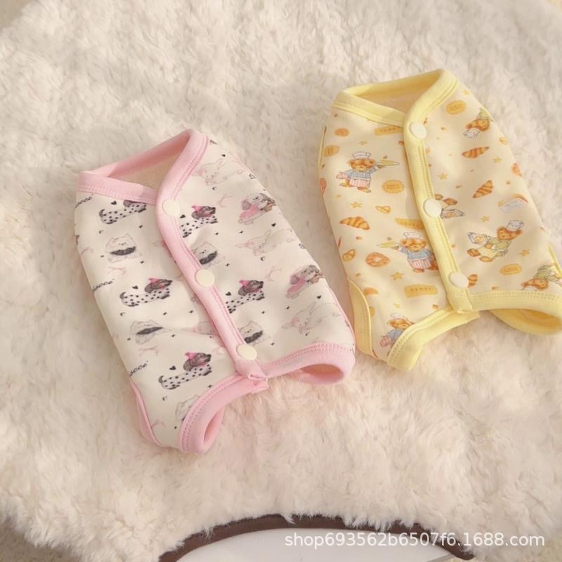 软乎乎保暖加绒狗狗包肚衣防着凉2025新款宠物比熊泰迪四脚秋冬装