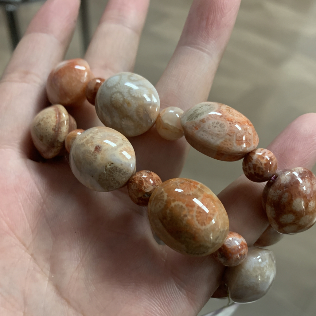 【王伟优选】09/05 硅化玉手串 龟壳 手串 多样性发一个