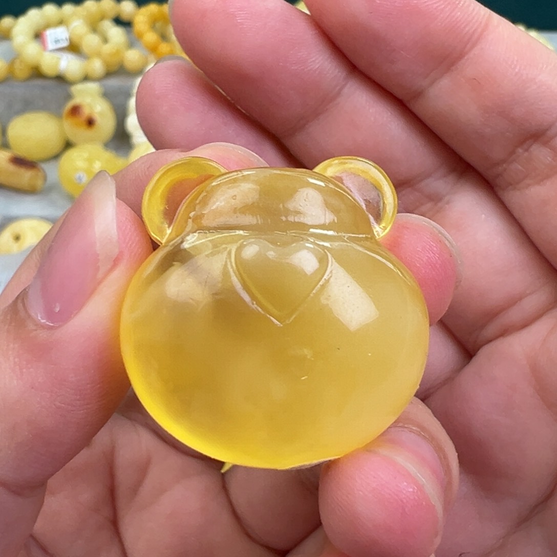 未镶嵌琥珀手链蜜蜡