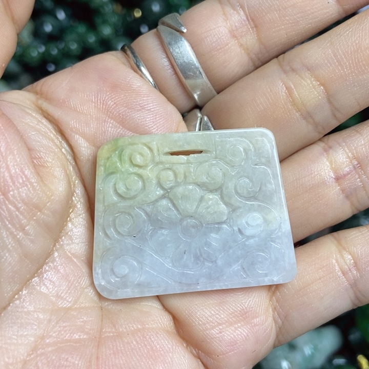 翡翠散珠方牌一个