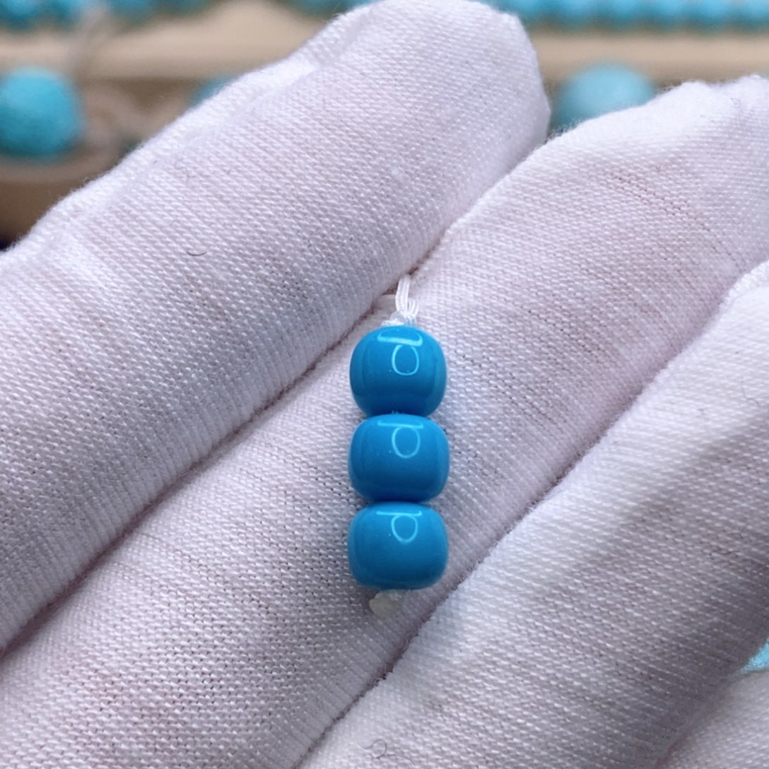绿松石未镶嵌珠宝奇石5.8mm