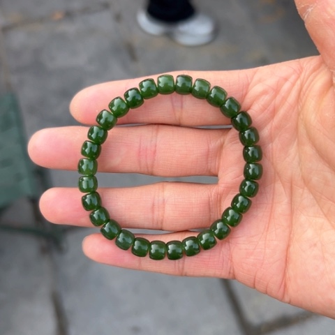 【闪购商品】和田玉（碧玉）手链未镶嵌