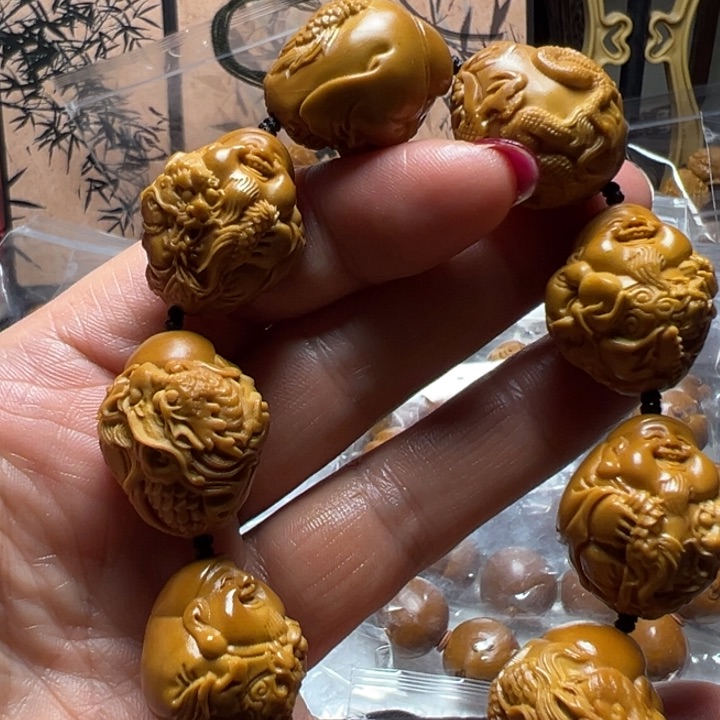 手串/手链橄榄核龙财