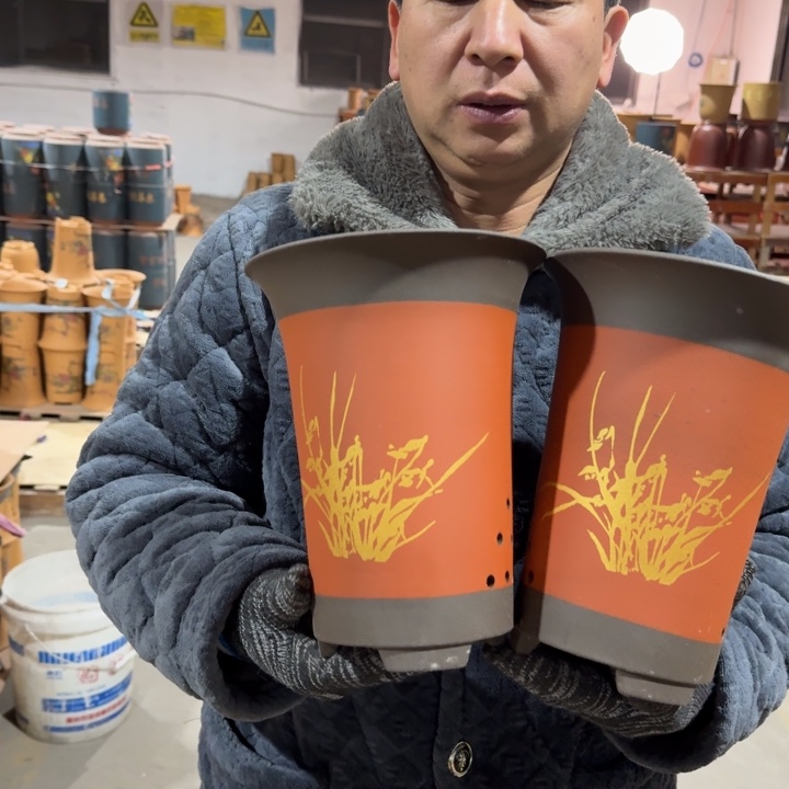 紫砂花盆破损补发