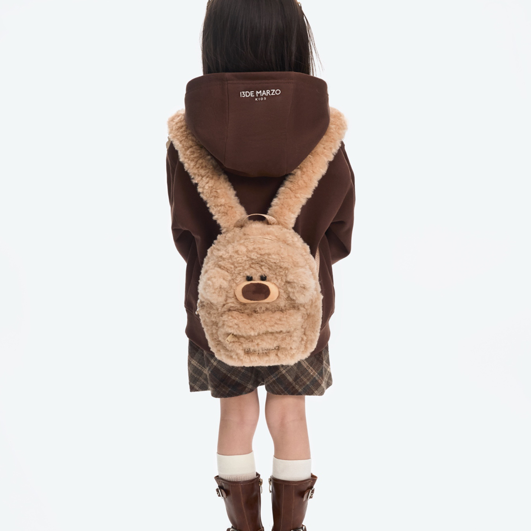 13DE MARZO 2025AW 秋冬 新款 童装 Baby Marzo 系列 毛绒双肩包