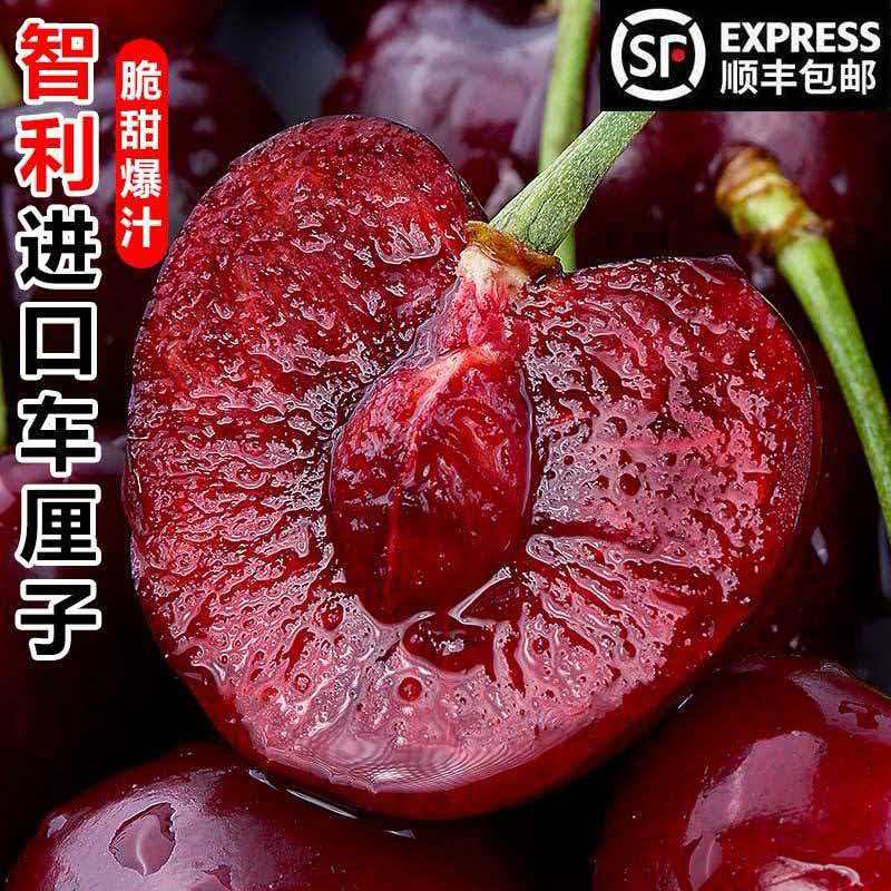 智利空运进口桑提娜车厘子J-4J新鲜应季大水果孕妇樱桃内附果径卡