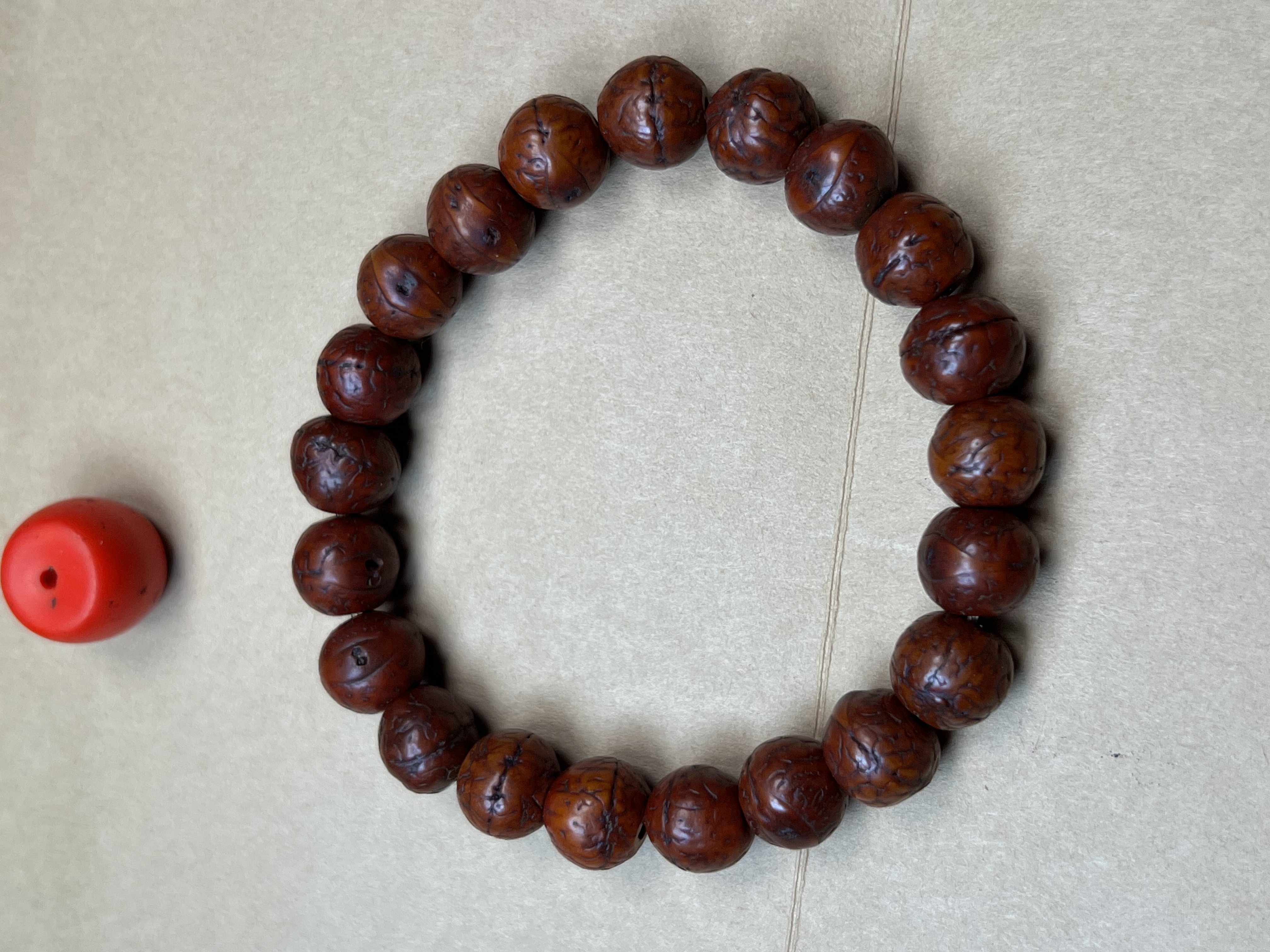 忆藏精选：手盘老凤眼菩提手串