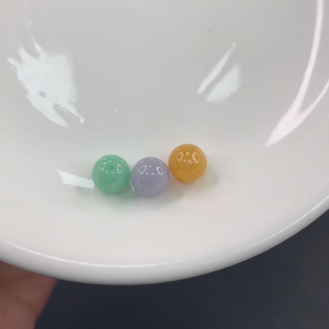 翡翠散珠翡翠散珠DIY手串多样性自发