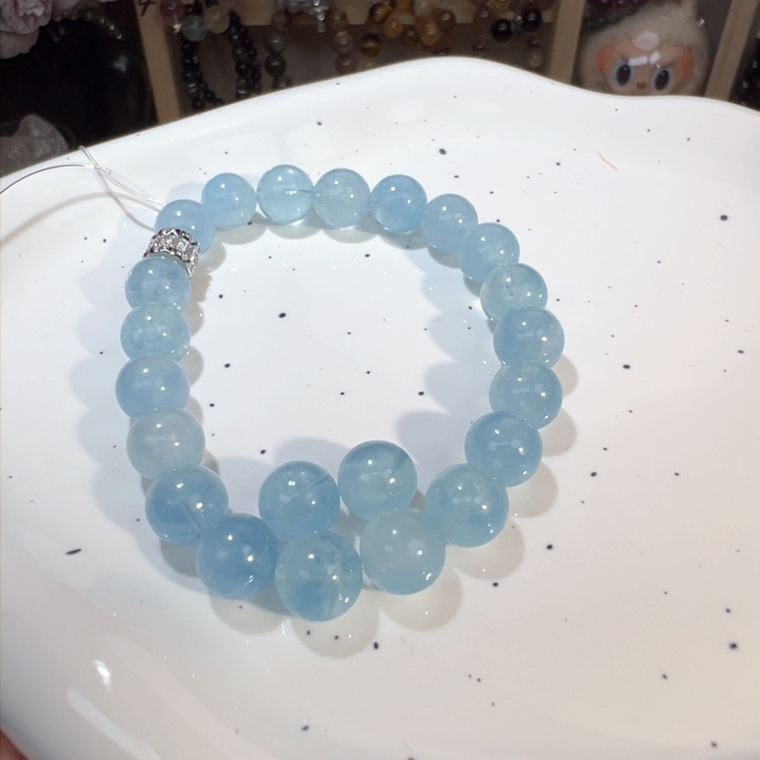 水晶手绳未镶嵌海蓝宝