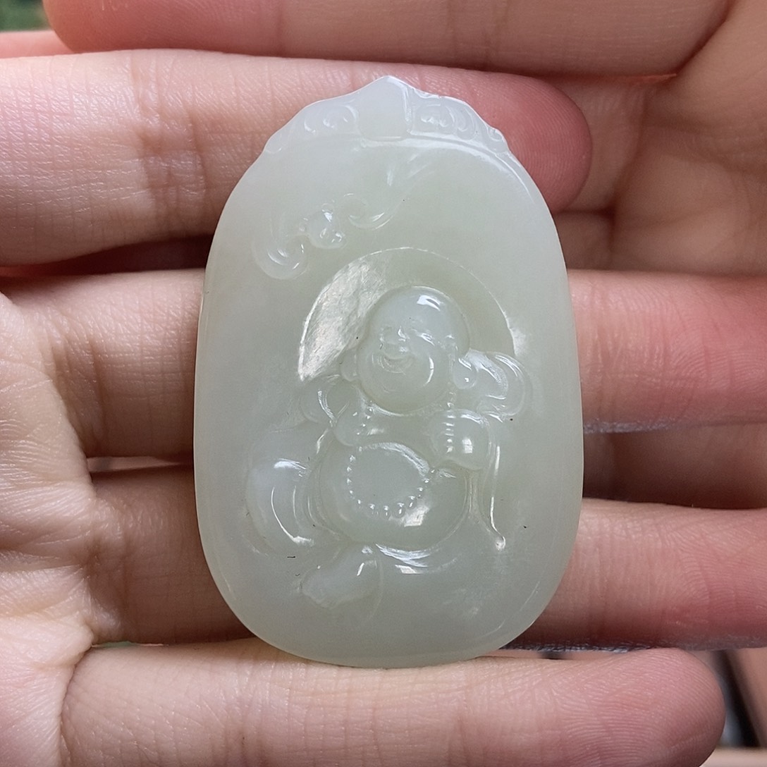 和田玉（糖玉）颈饰未镶嵌