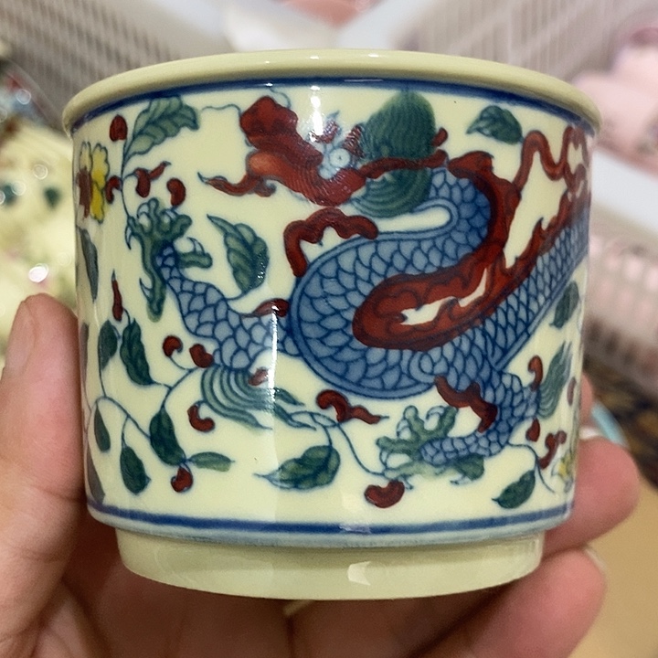 摆件景德镇陶瓷主人杯13455