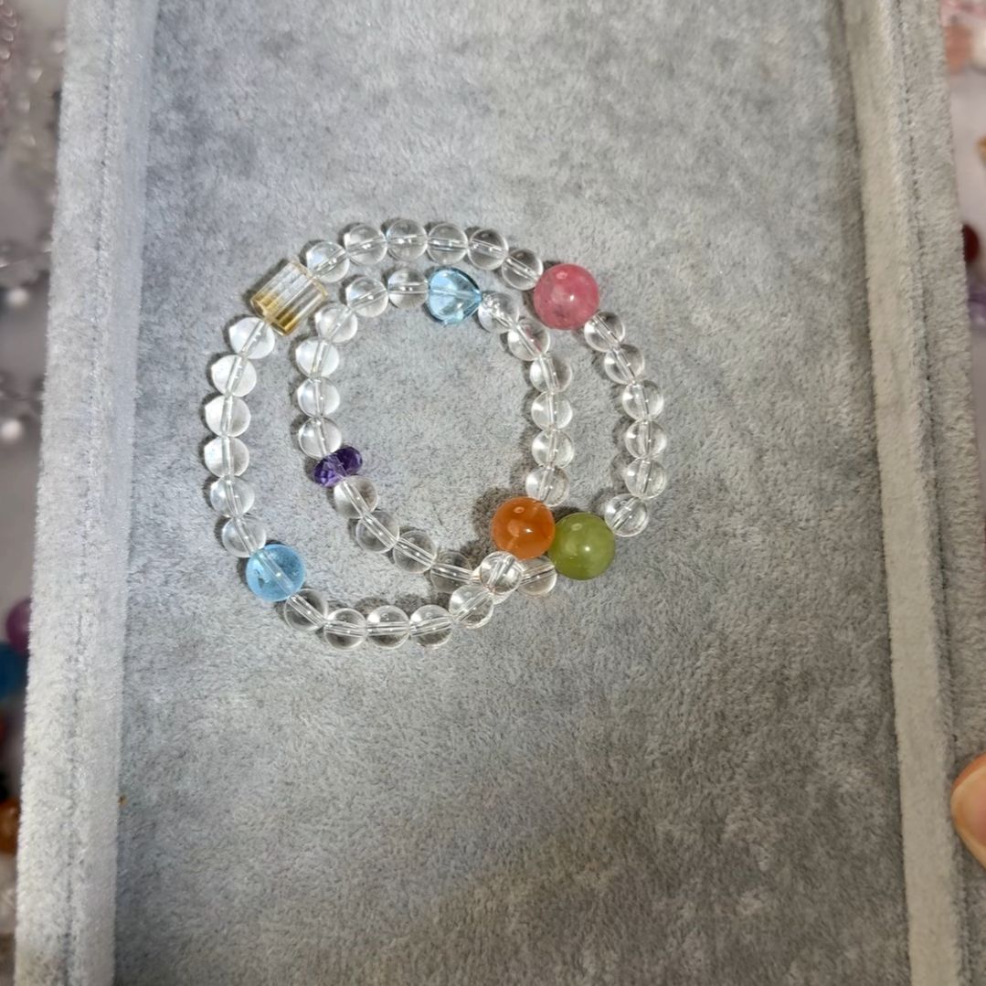 水晶手链未镶嵌设计款