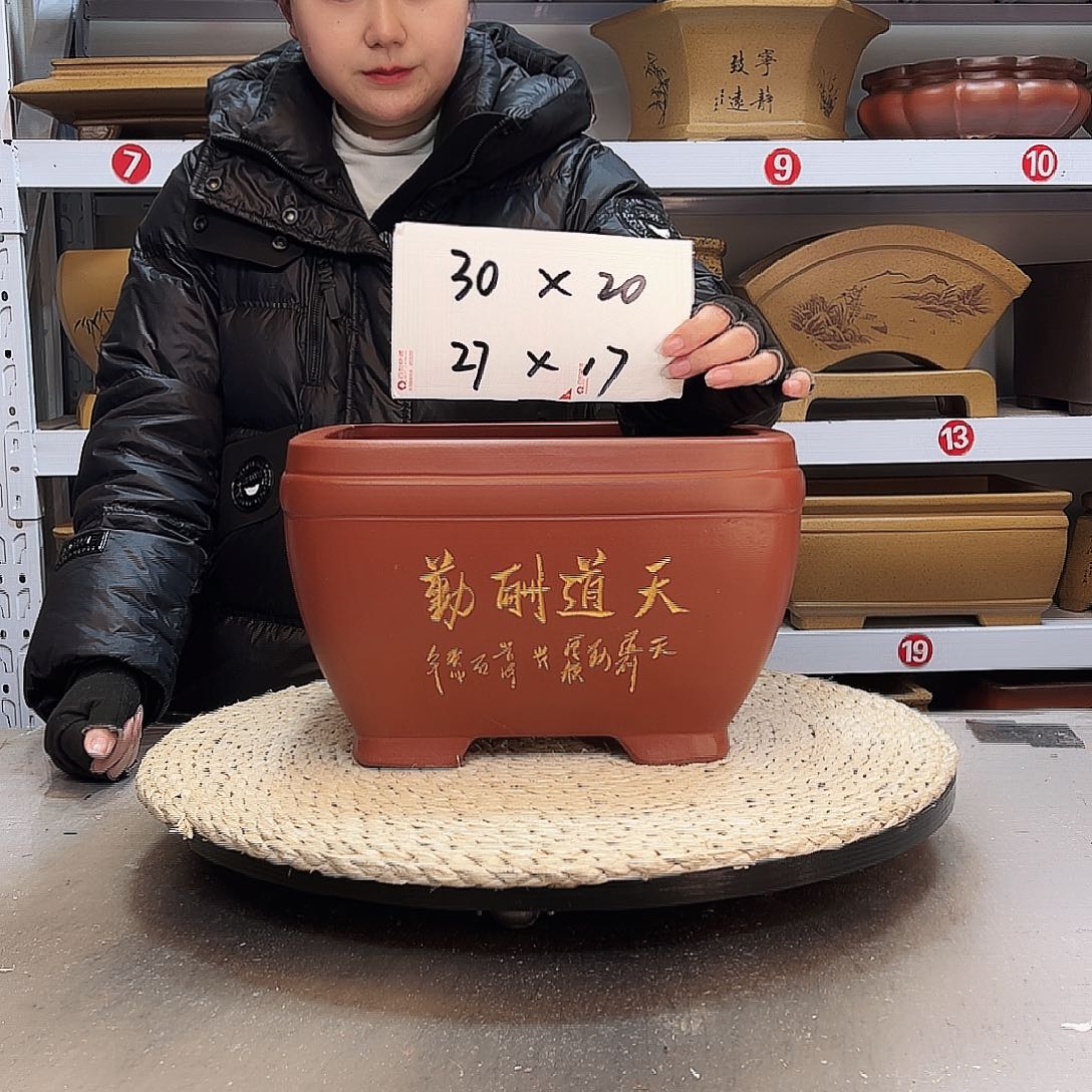 紫砂花盆紫砂花盆