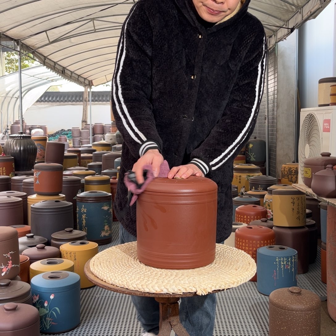 茶叶罐紫砂7 饼茶叶罐