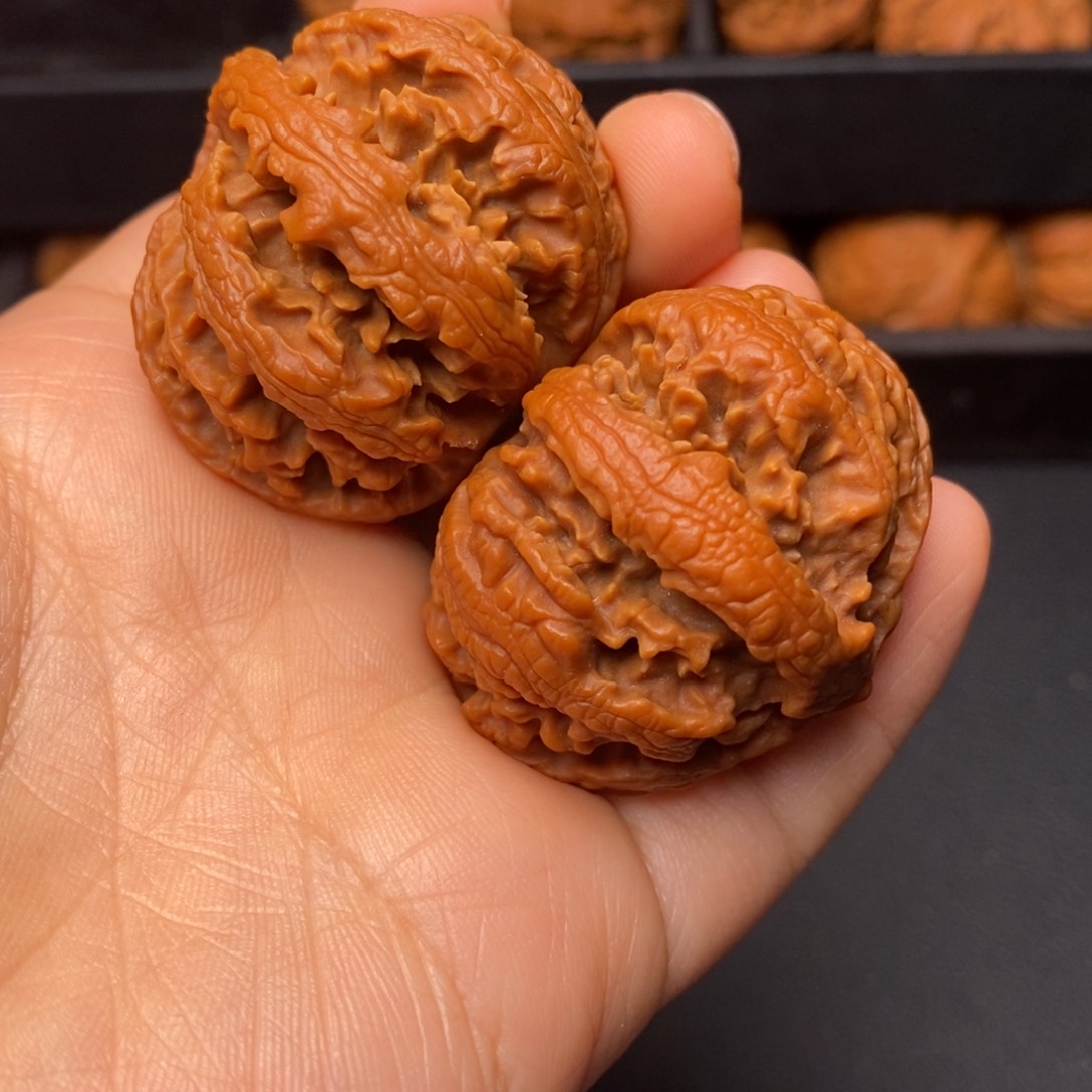 文玩核桃把件秦岭野生核桃