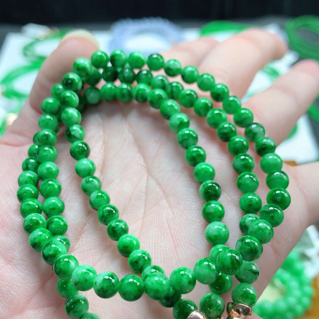 翡翠未镶嵌手链翡翠